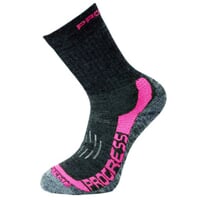 X-TREME winter merinowool trekking socks black/red
