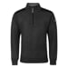 LOFOTEN Herrenpullover mit kurzem Reißverschluss navy melange
