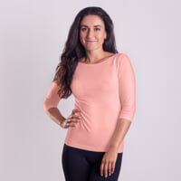 AKINA das Bambus-T-Shirt für Damen pink