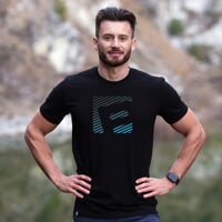 BARBAR "P" das Bambus-T-Shirt für Herren schwarz