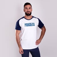 BRANDON das Bamboo T-Shirt für Herren schwarz/graue melange