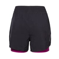 CARRERA SHORTS dámské sportovní šortky 2v1 černá/višňová