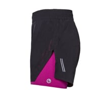 CARRERA SHORTS dámské sportovní šortky 2v1 černá/višňová