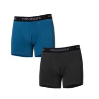 CC SKN 2-PACK set pánských funkčních boxerek anthracite + petrol