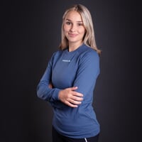 CUBICA dámská mikina modrošedá