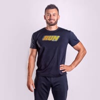 DEPORTE Herren-Sportshirt schwarz