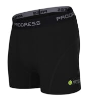 E SKN die Herren-Boxershorts mit Bambus schwarz/st.grüne Naht