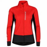 FOLGARIA die Fahrradjacke für Damen rot/schwarz