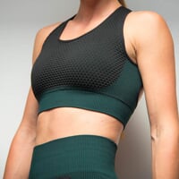 GEMA BRA Sport-BH für Frauen schwarz/grun