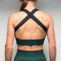 GEMA BRA Sport-BH für Frauen schwarz/grun