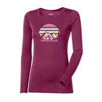 HELA "LANDSCAPE" das Damen-T-Shirt mit Merino red violet