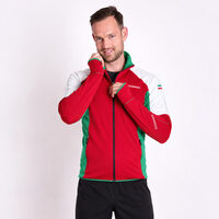 HUNGARY die sportliche Herren-Jacke rot/weiß/grün