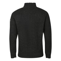 LOFOTEN Herrenpullover mit kurzem Reißverschluss navy melange