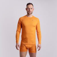 MA NDR 125 Langarm-Merinoshirt für Herren orange