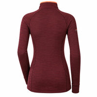MB TRZ der Damen-Funktionsrollkragenpullover plum/apricot
