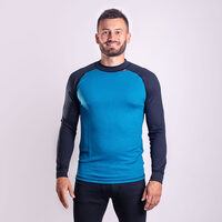 MS TDR Das Herren-Funktionsshirt schwarz (grau)/petroleum (blue)