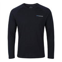 MT TDR 250 men's long-sleeved merino T-shirt blackened blue