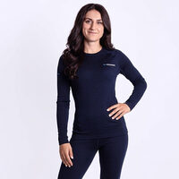 MT TDRZ 250 women's long-sleeved merino T-shirt blackened blue