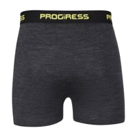 MW SKN 170 die funktionellen Merino Herren-Boxershorts schwarz melange