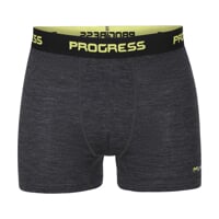 MW SKN 170 die funktionellen Merino Herren-Boxershorts schwarz melange