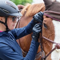 PRO-RIDING GLOVES dámské jezdecké rukavice černá