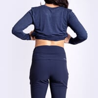 PROTREK LADY die Outdoorhose mit merino blackened blue