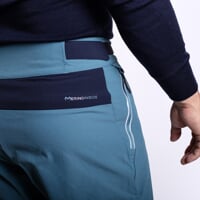 PROTREK MAN die Outdoorhose mit Merino petrol/blackened blue
