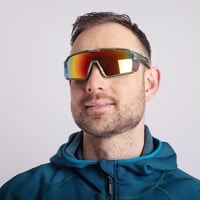 PULSAR ORG-R KHK/ORG CASE sportovní sluneční brýle khaki mat/oranžová