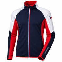 REPUBLIC der sportliche Herren-Kapuzenjacke blau/weiß/rot