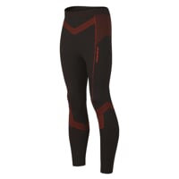 SEAMLESS-BAMBOO SET MEN Thermo-Unterwäsche-Set für Männer schwarz/orange