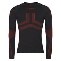 SEAMLESS-BAMBOO SET MEN Thermo-Unterwäsche-Set für Männer schwarz/orange