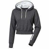 SERENA der Bambus-Kapuzenjacke  anthrazit melange