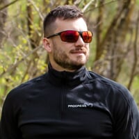 SINNER RED-R BLK die Sport-Sonnenbrille schwarz