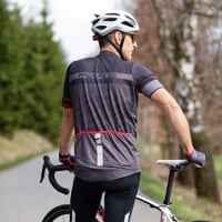 SOLAR das Full-Zip-Radtrikot schwarz