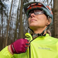 SOLARIA MITTS burgund/pink