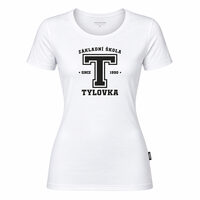 T-Shirt Damen weiß Bambus ZŠ J.K.TYLA weiß A