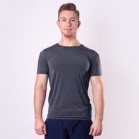 TECHNIC das Sport-T-Shirt schwarz melange