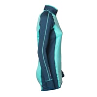 TISPA ZIP dámská funkční sportovní mikina petrol/mint