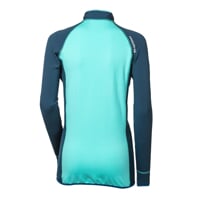 TISPA ZIP dámská funkční sportovní mikina petrol/mint