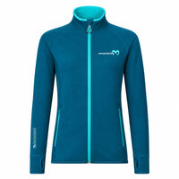 TISPA MERINO women's sports jacket petrol blue