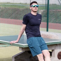 TOPIC pánské sportovní šortky petrol