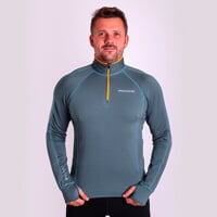 TOREZ ZIP die Herren-Jacke blaugrau/curry