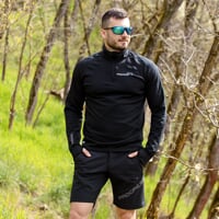 TOREZ ZIP MERINO die Herren-Sportjacke schwarz