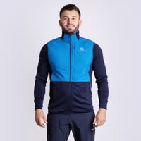 TORSTEN VEST Herren Hybridweste mit Merino blue/blackened blue