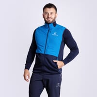 TORSTEN VEST Herren Hybridweste mit Merino blue/blackened blue