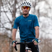 TRAFFIC das Full-Zip-Radtrikot petroleum