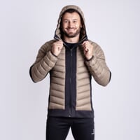 TRIVOR Herren Hybridjacke kafe/schwarz