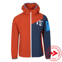 WOOLCRAFT MAN men's jacket with merino terracotta/navy